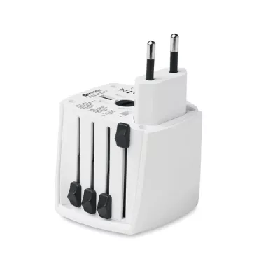 Adapter podróżny 2-biegunowy Skross MUV MICRO - Bialy (MO8841-06)