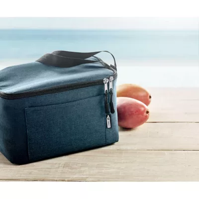 Torba termiczna na 6 puszek z RPET CUBA - Niebieski (MO6150-04)