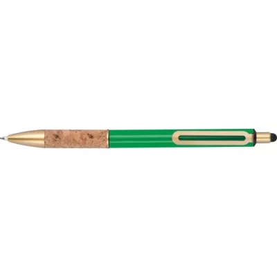 Długopis metalowy touch pen CAPRI - zielony (369009)