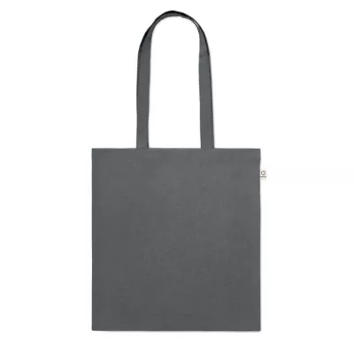 Torba z bawełny z recyklingu 140 g/m² VIVEKA COLOUR - Kamienny Szary (MO2302-15)