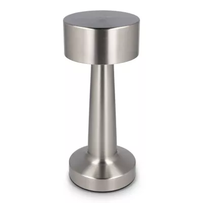 Lampa stołowa Lumo z 3 trybami świecenia i możliwością ściemniania - srebrny (LT93354-N0005)