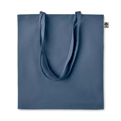 Torba z bawełny organicznej 140 g/m² ZIMDE COLOUR - Niebieski (MO6189-04)