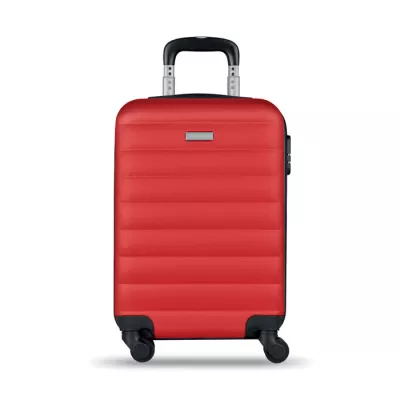 Walizka twarda 20" z ABS na 4 kółkach BUDAPEST - Czerwony (MO9178-05)