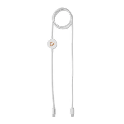 Kabel USB-C 60W z ładowarką do smartwatcha ARGER - Bialy (MO3151-06)