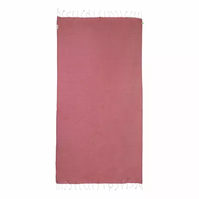 Aruba ręcznik plażowy z recyklingowanej bawełny - czerwony (AP800606-05)