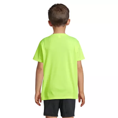Koszulka sportowa dziecięca Sol's SPRINT KIDS - Neon Yellow (S04773-NE)
