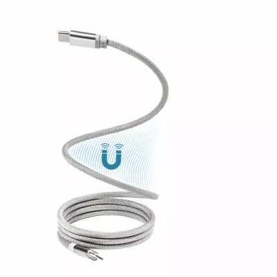 Magsle magnetický 60W kabel USB-C - srebrny (AP864152-21)