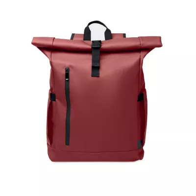 Plecak rolltop na laptop RPET 600D BANGKOK ROLL - Burgund (MO2643-02)