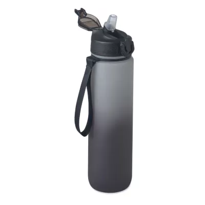 Butelka sportowa RPET 1000 ml ze słomką ACTIVATE - Czarny (MO2489-03)