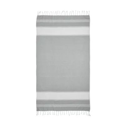 Ręcznik hammam z workiem 90x160 cm 180 g/m² HAMMA - Szary (MO2584-07)
