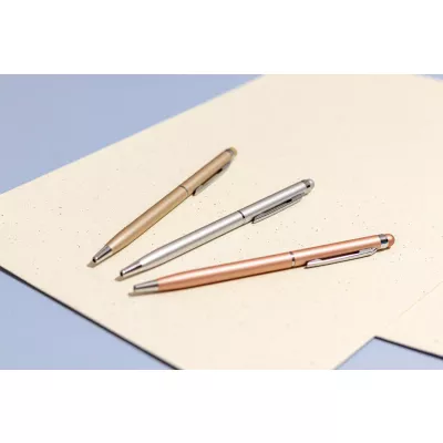 Długopis metalowy touch pen CATANIA - szary (297407)