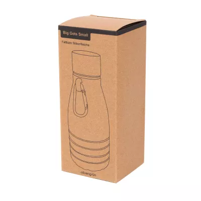 Składana butelka do picia 550 ml BIG GETS SMALL - oliwkowa zieleń (56-0603192)