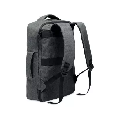 Plecak na laptop 15" z RPET LAUGAR - Kamienny Szary (MO2305-15)