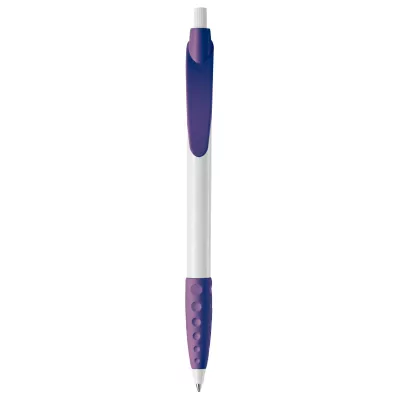 Długopis plastikowy (ABS) Cosmo - biało / purpurowy (LT87622-N0172)