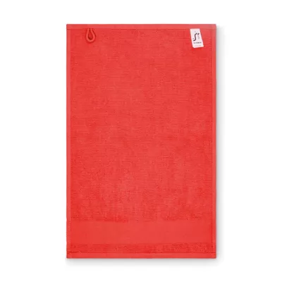 Ręcznik bawełniany 380 g/m² 30x50 cm ISLAND 30 - Czerwony (MO2764-05)