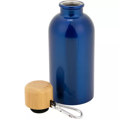 Butelka metalowa 400 ml MARILYN - niebieski (8497204)