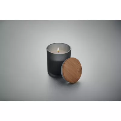 Świeca zapachowa w matowym szkle 120 g KEOPS SMALL - Czarny (MO6612-03)