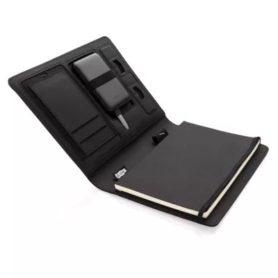 Teczka konferencyjna A5 Air, power bank 5000 mAh - czarny (P774.051)