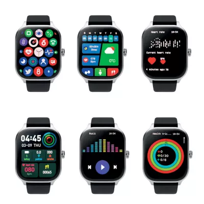 Smartwatch z ekranem dotykowym 2,01" IRTO - Srebrny (MO2271-14)