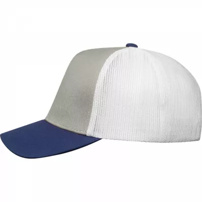 Czapka z daszkiem bawełniana 5 paneli CrisMa 290 g/m2 TREVOR - szary (5391907)