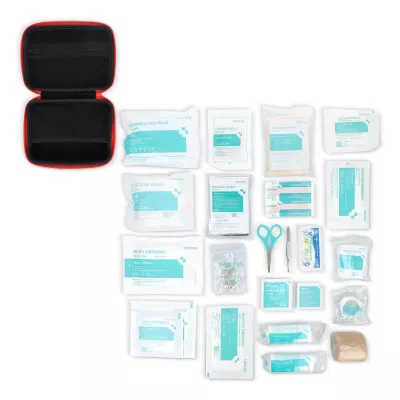 40-elementowa Apteczka pierwszej pomocy Andes - czerwony (LT90315-N0021)