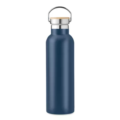 Termos z bambusową pokrywką 750 ml HELSINKI MED - Francuski Granat (MO6372-85)