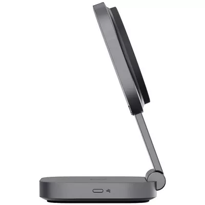 Magnetyczna ładowarka bezprzewodowa 15W Aukey - grafitowy (VAM11-15)