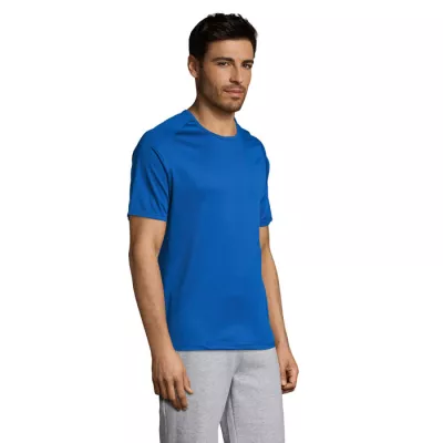 Koszulka sportowa męska raglan 140 g/m² Sol's SPORTY - Niebieski (S11939-RB)
