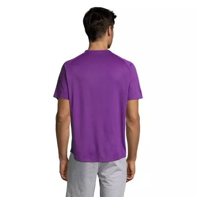 Koszulka sportowa męska raglan 140 g/m² Sol's SPORTY - Dark Purple (S11939-DA)
