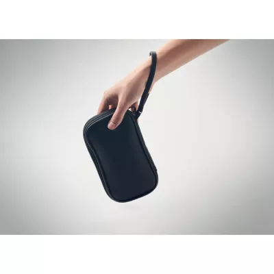 Etui na akcesoria z RPET 600D ALLTHERE - Czarny (MO2859-03)