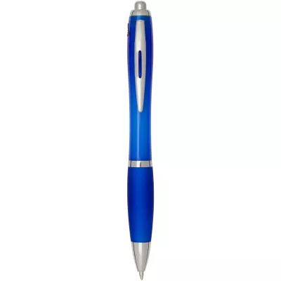 Nash długopis kulkowy z tworzyw sztucznych pochodzących z recyklingu z certyfikatem RCS, z kolorowym korpusem i uchwytem (cza - Błękit królewski (10645453)