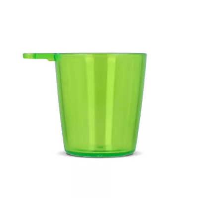 Kieliszek festiwalowy ze smyczą - ciemnozielony transparentny (LT90870-N0430)