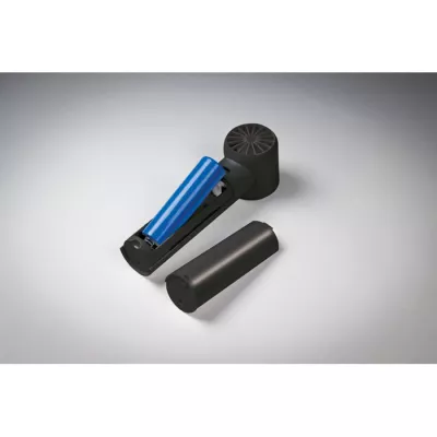 Mini wentylator ręczny z wyświetlaczem 2600 mAh GLACI - Czarny (MO2780-03)