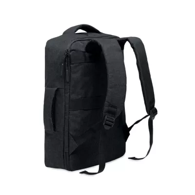 Plecak na laptop 15" z RPET LAUGAR - Czarny (MO2305-03)