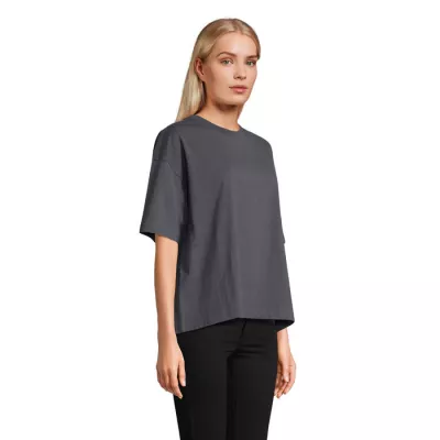 Koszulka damska oversize 180 g/m² Sol's BOXY WOMEN - Mysi Szary (S03807-MU)