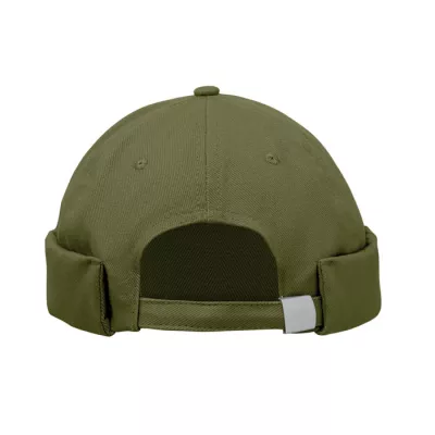 Czapka docker ze szczotkowanej bawełny 260 g/m² DOCK - Zieleń Wojskowa (MO2923-49)