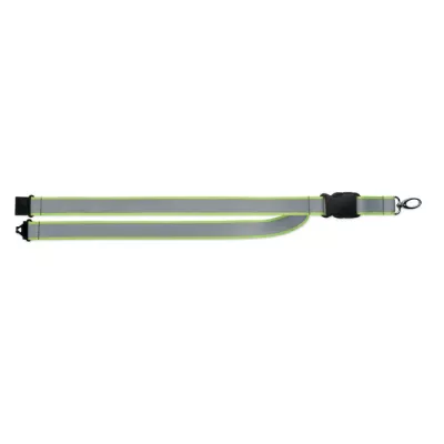 Smycz odblaskowa z RPET z karabińczykiem 25 mm TOSEE - Fluorescencyjny Zólty (MO2825-70)