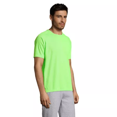 Koszulka sportowa męska raglan 140 g/m² Sol's SPORTY - Neon Green (S11939-NG)