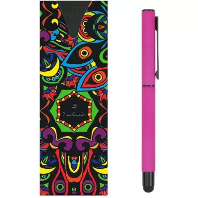 Pióro kulkowe touch pen soft touch CELEBRATION Pierre Cardin - różowy (B0300602IP311)