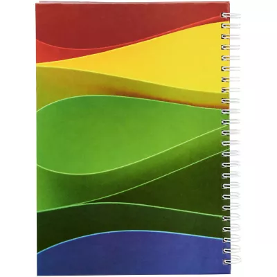 Zeszyt w formacie A5 Wire-o w twardej okładce - Biały (21257000)