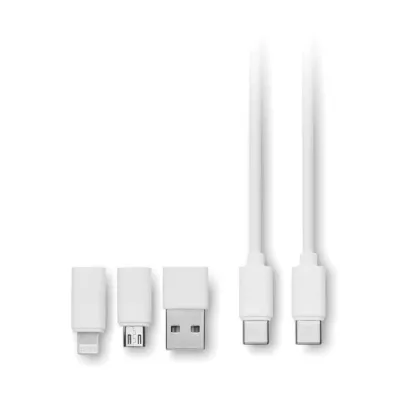 Ładowarka bezprzewodowa 15W z kablem 3 w 1 CHARGOO - Drewna (MO2450-40)