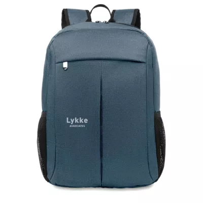 Plecak na laptopa 15" z poliestru 360D STOCKHOLM BAG - Niebieski (MO8958-04)