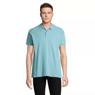 Polo męskie organiczne 170 g/m² Sol's PLANET MEN - Pool Blue (S03566-BP)