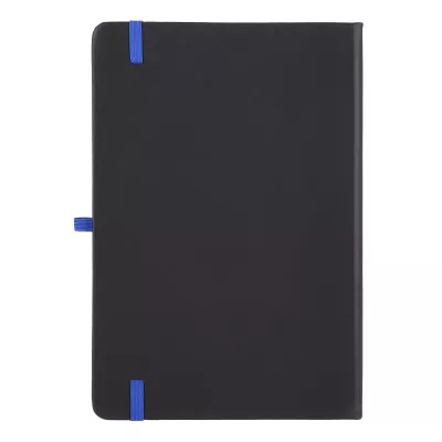 Notatnik Iroko z twardą okładką Laser A5 - czarno / niebieski (LT92090-N0211)