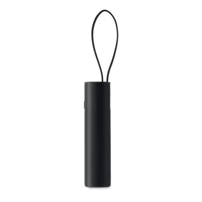 Powerbank aluminiowy 5000 mAh z kablem USB-C POWERTUBE - Czarny (MO3144-03)