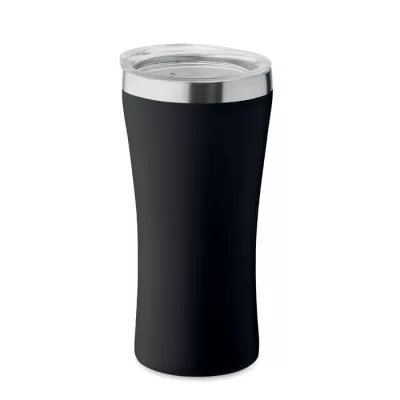 Kubek termiczny ze stali z recyklingu 160 ml OZ - Czarny (MO2326-03)