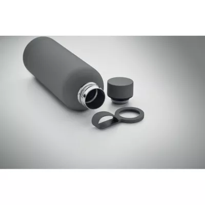 Butelka termiczna ze stali z recyklingu 500 ml EMERALD - Kamienny Szary (MO2315-15)