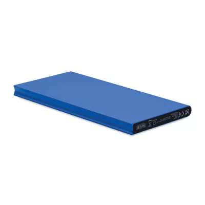 Powerbank 8000 mAh aluminiowy POWERFLAT8C - Niebieski (MO2340-37)
