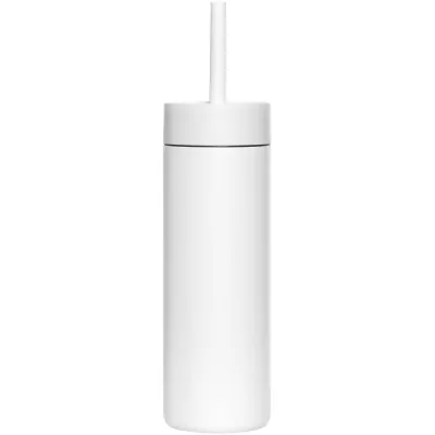 MiiR Sipper butelka na wodę o pojemności 473 ml ze słomką - Biały (10093401)