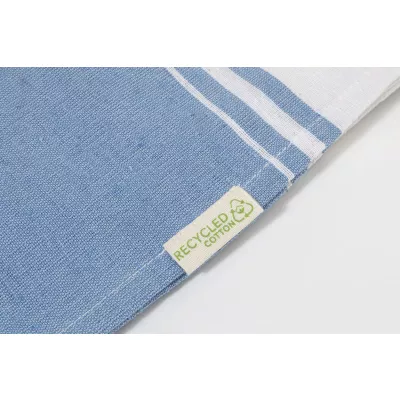 Cancun ręcznik plażowy z recyklingowanej bawełny - jasnoniebieski (AP800607-06V)